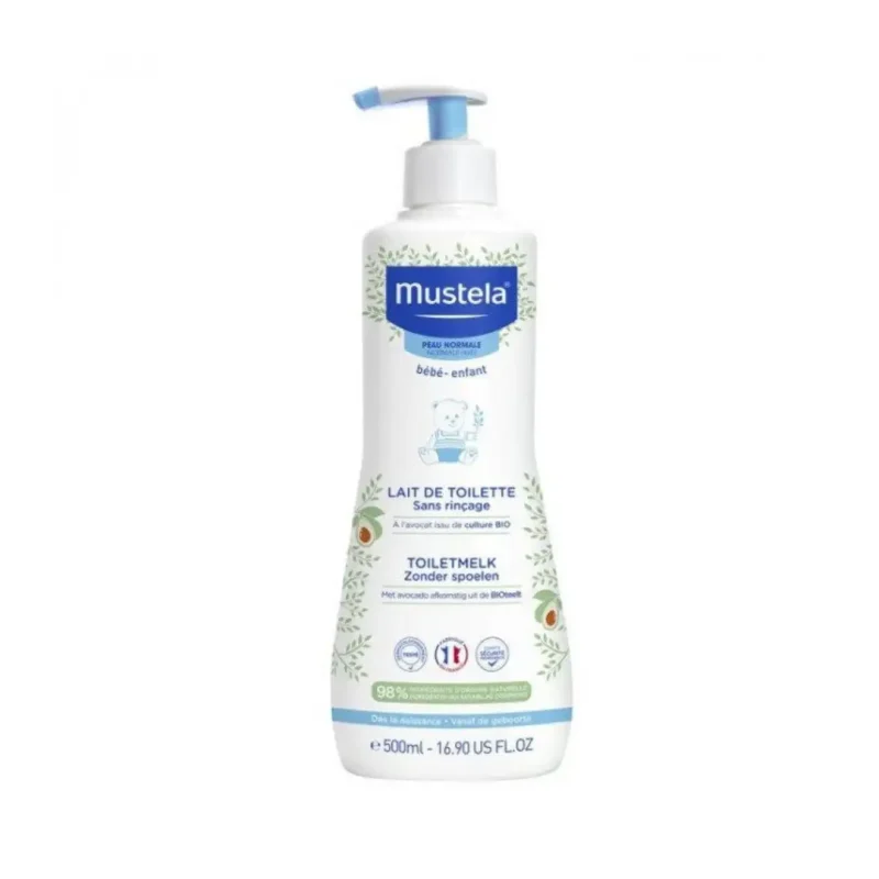 mustela lait de toilette 500ml 1 MUSTELA LAIT DE TOILETTE 500ML MUSTELA