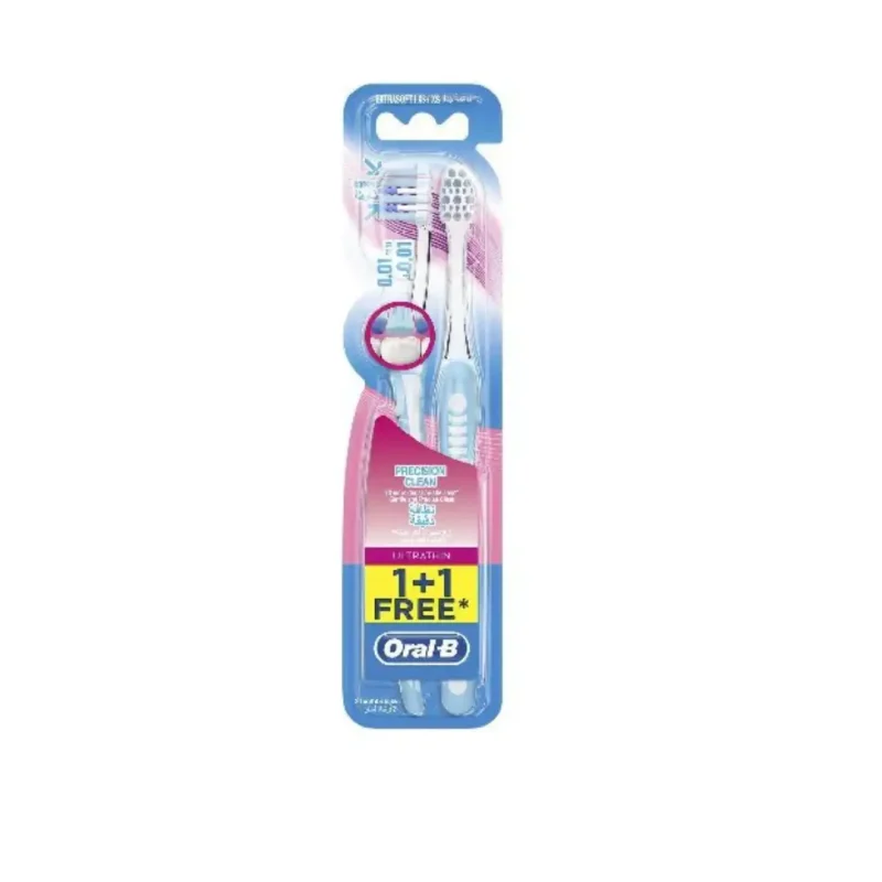 oral b ultrathin precision clean 11 brosse a dents 1 ORAL-B ULTRATHIN PRECISION CLEAN 1+1 BROSSE À DENTS ORAL-B