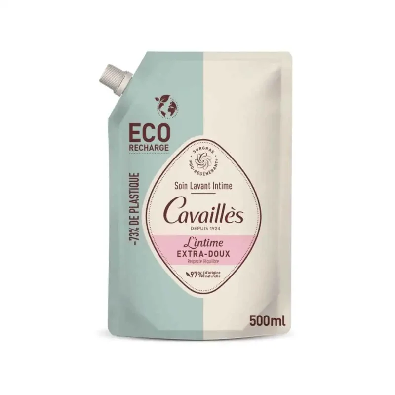 roge cavailles eco recharge 500 ml roge cavailles soin naturel toilette intime extra doux 1 ROGE CAVAILLES – ECO-RECHARGE 500 ML ROGE CAVAILLES – SOIN NATUREL TOILETTE INTIME EXTRA-DOUX ROGE CAVAILLES