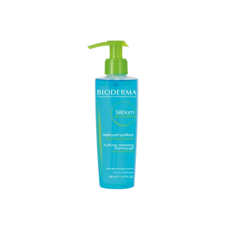 sebium gel moussant 200 ml 1 SEBIUM GEL MOUSSANT 200 ML BIODERMA