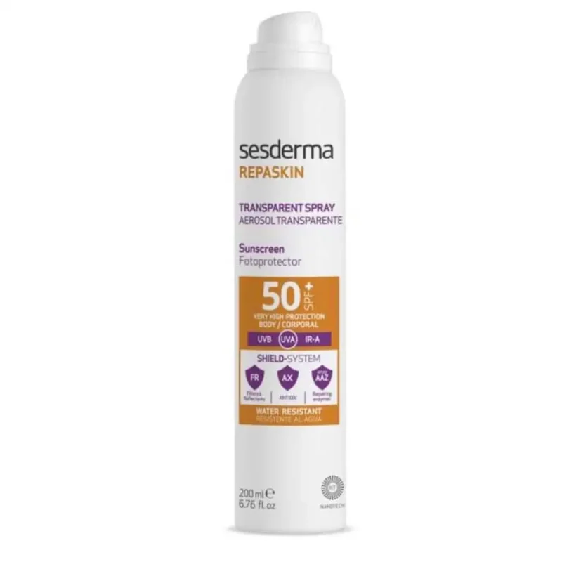 sesderma repaskin aerosol spray transparent spf50 200ml 1 1 SESDERMA REPASKIN AEROSOL SPRAY TRANSPARENT SPF50 200ML SESDERMA