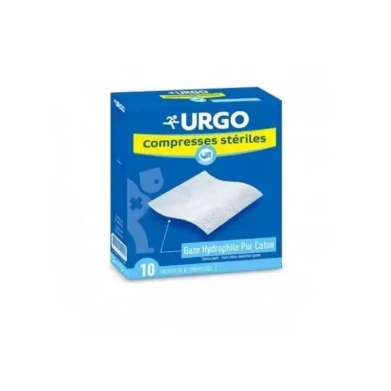 urgo compresse sterile 30x30 bleu 1 URGO COMPRESSE STERILE 30X30 BLEU URGO