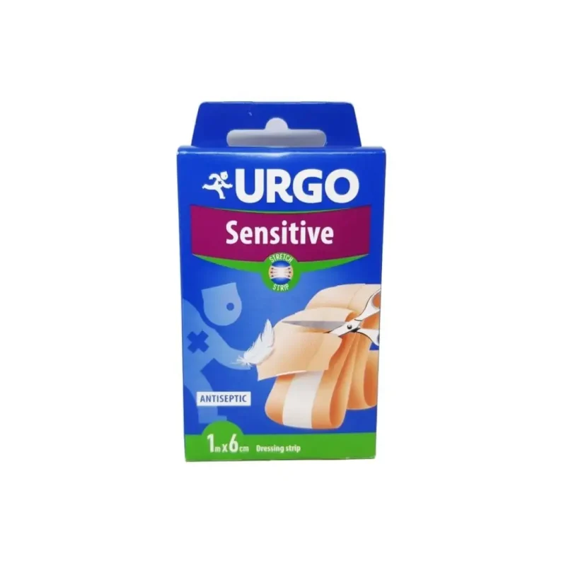 urgo sensitive 1m x 6cm 1 URGO SENSITIVE 1M X 6CM URGO