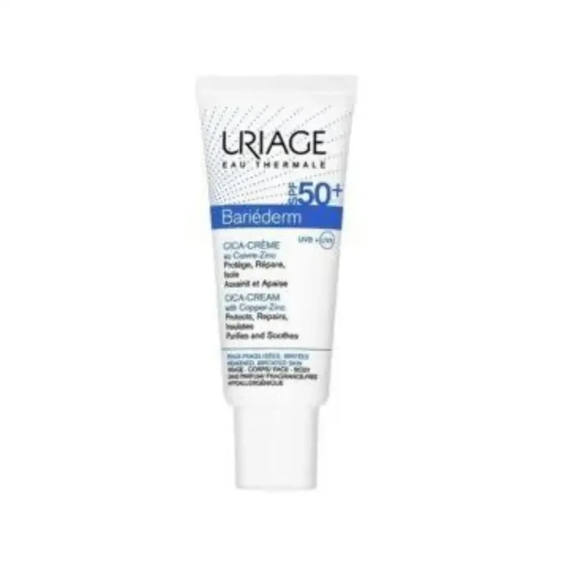 uriage bariderm cica creme spf50 40ml 1 URIAGE- BARIDERM CICA CREME SPF50 40ML URIAGE