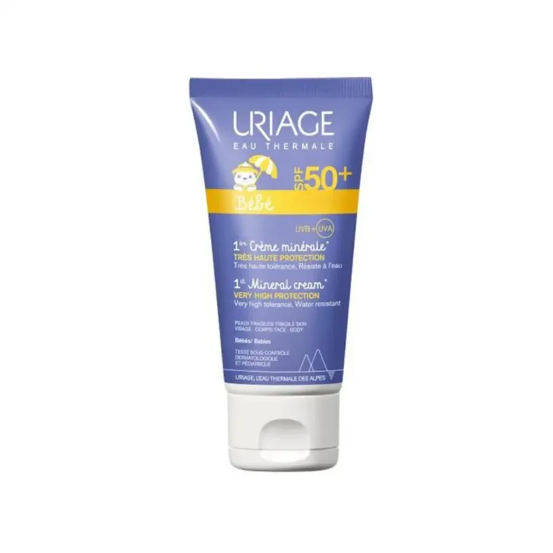 uriage bebe 1ere creme minerale spf50 50ml 1 1 URIAGE – BEBE 1ERE CREME MINERALE SPF50+ 50ML URIAGE