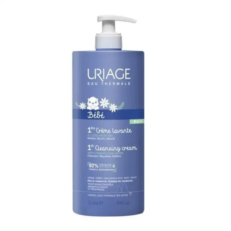 uriage bebe creme lavante 1 l 1 URIAGE – BEBE CREME LAVANTE 1 L URIAGE