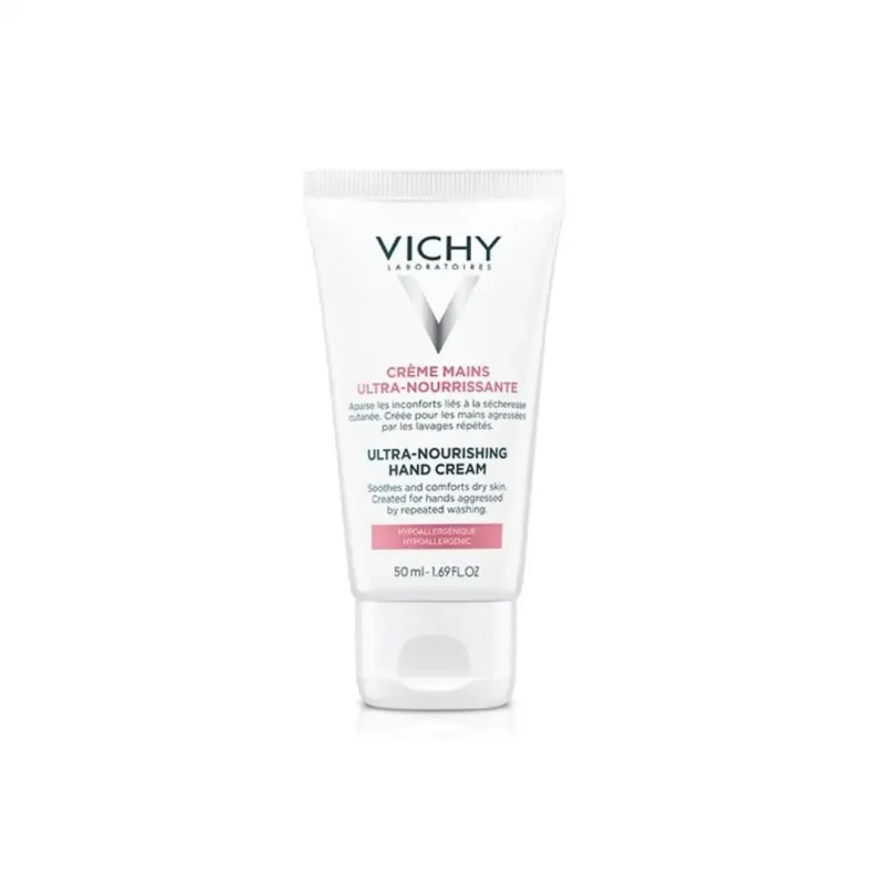 vichy creme mains ultra nourrissante mains dessechees et agressees 50ml 1 1 Vichy Crème Mains Ultra-Nourrissante Mains Desséchées et Agressées | 50ml VICHY