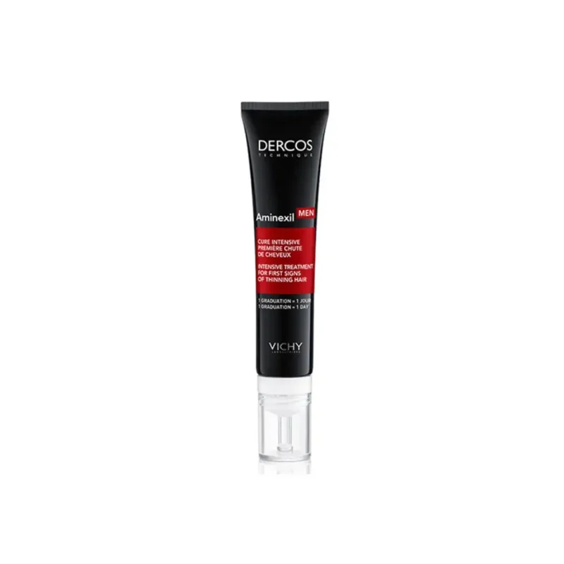 vichy dercos aminexil men cure intensive premiere chute de cheveux 36ml 1 Vichy Dercos Aminexil Men Cure Intensive Première Chute de Cheveux | 36ml VICHY