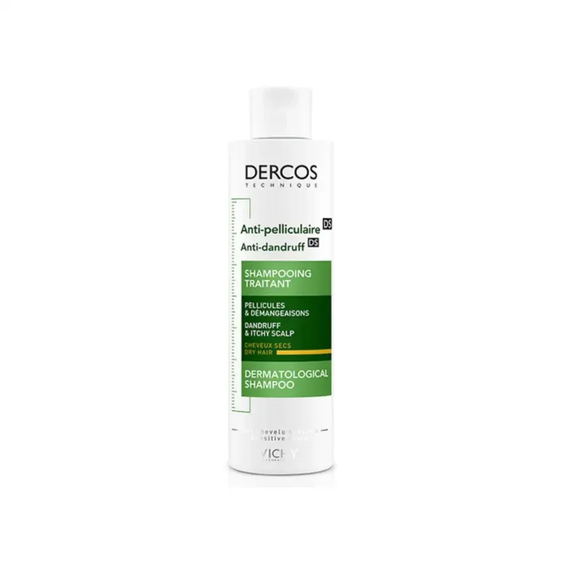 vichy dercos shampoing traitant anti pelliculaire cheveux secs 200ml 4 1 Vichy Dercos Shampoing Traitant Anti-Pelliculaire Cheveux Secs | 200ml VICHY