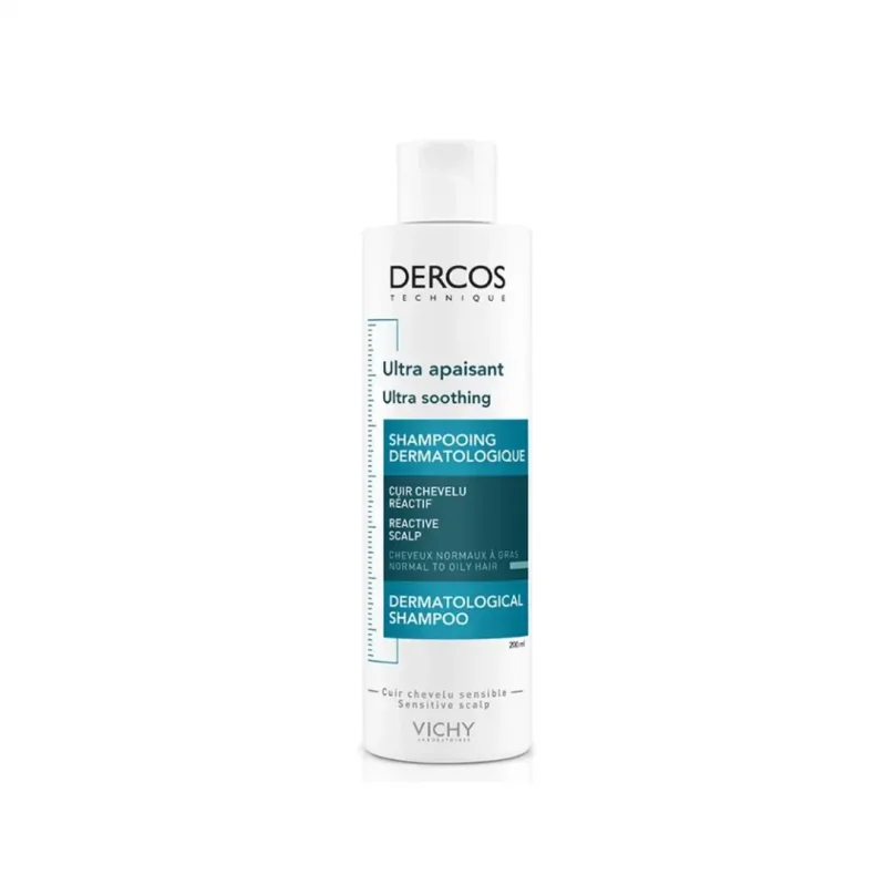 vichy dercos shampoing ultra apaisant cheveux secs 200ml 1 Vichy Dercos Shampoing Ultra Apaisant Cheveux Secs | 200ml VICHY