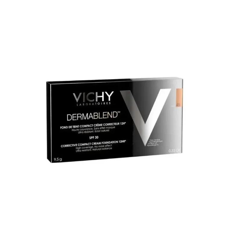 vichy dermablend fond de teint compact creme spf30 peau seche 45 gold 95g 1 1 Vichy Dermablend Fond de Teint Compact Crème SPF30 Peau Sèche 45 GOLD | 9,5g VICHY