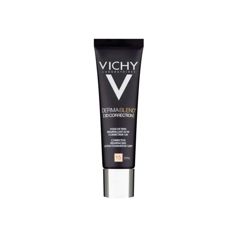 vichy dermablend fond de teint correction 3d spf25 peau grasse acneique 15 opal 30ml 1 Vichy Dermablend Fond de Teint Correction 3D SPF25 Peau Grasse Acnéique 15 OPAL | 30ml VICHY