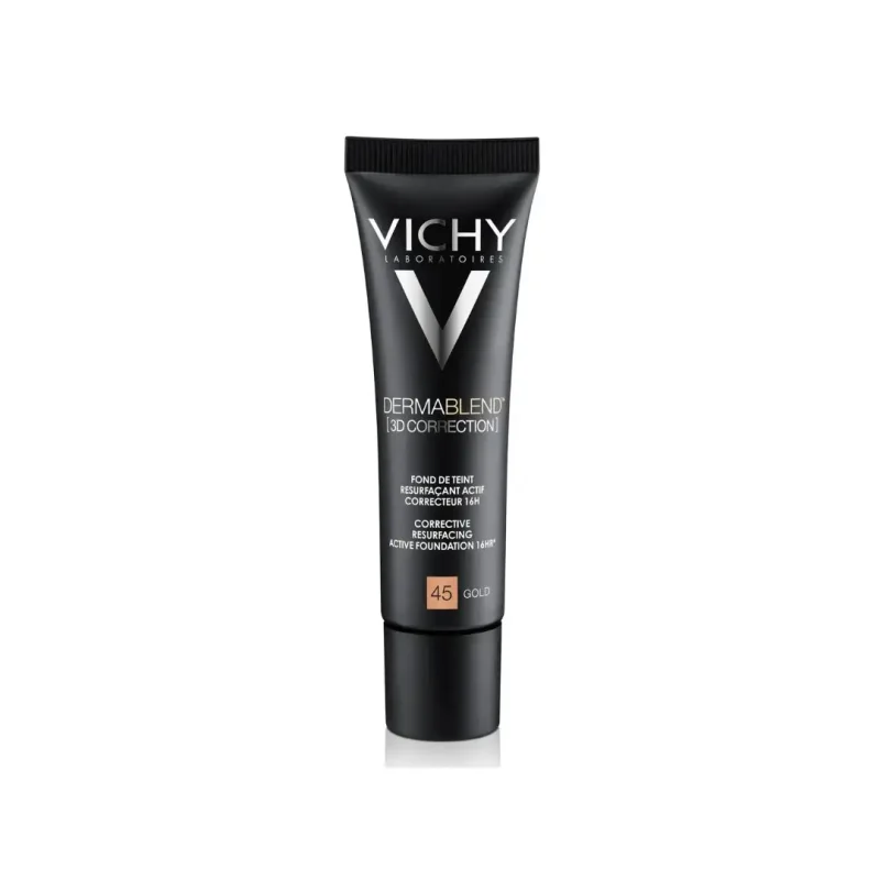 vichy dermablend fond de teint correction 3d spf25 peau grasse acneique 45 opal 30ml 1 Vichy Dermablend Fond de Teint Correction 3D SPF25 Peau Grasse Acnéique 45 OPAL | 30ml VICHY