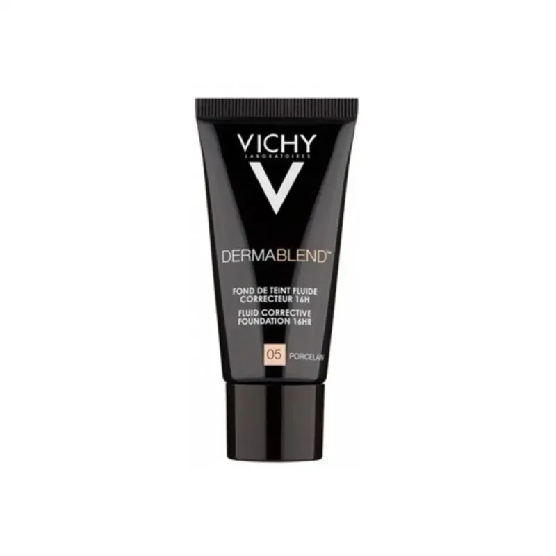 vichy dermablend fond de teint fluide correcteur spf35 tous types de peaux 05 porcelaine 30ml 1 Vichy Dermablend Fond de Teint Fluide Correcteur SPF35 Tous Types de Peaux 05 PORCELAINE | 30ml VICHY