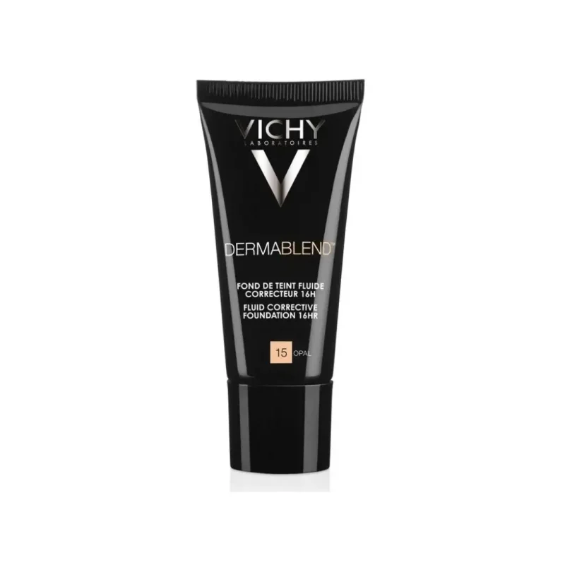 vichy dermablend fond de teint fluide correcteur spf35 tous types de peaux 15 opal 30ml 1 1 Vichy Dermablend Fond de Teint Fluide Correcteur SPF35 Tous Types de Peaux 15 OPAL | 30ml VICHY