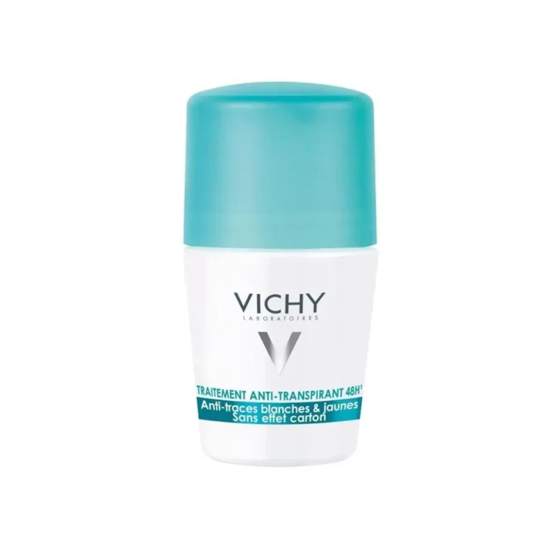 vichy dermo tolerance deodorant 48h anti traces jaunes et blanches bille peau sensible 50ml 1 Vichy Dermo-Tolérance Déodorant 48H Anti-Traces Jaunes et Blanches Bille Peau Sensible | 50ml VICHY