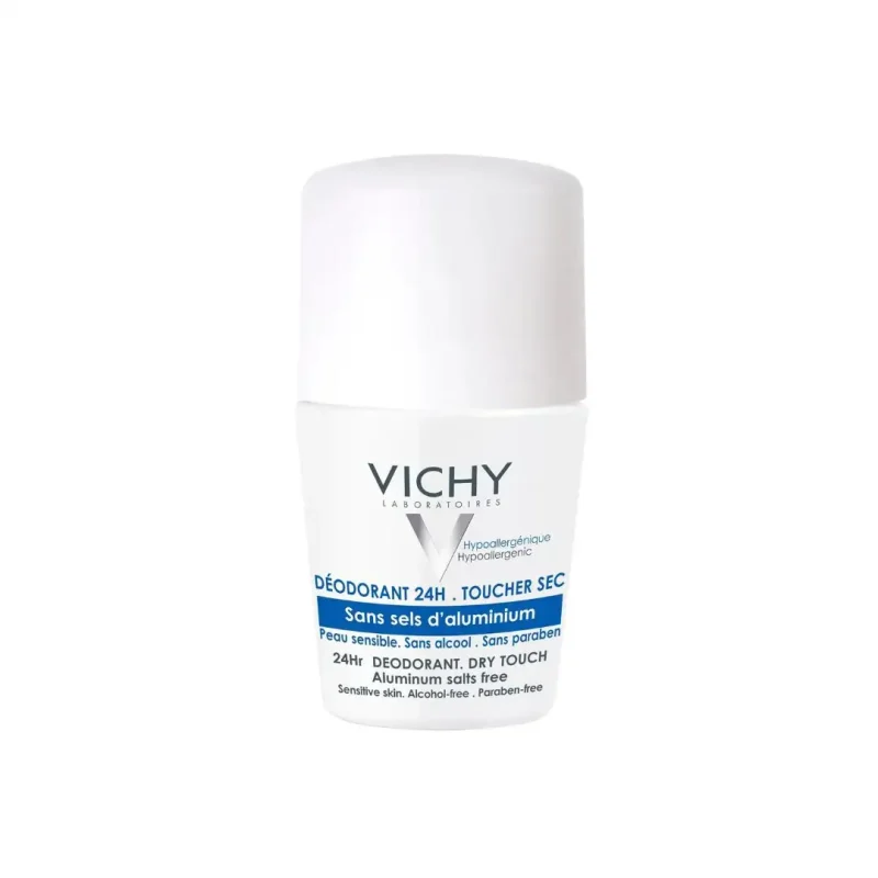 vichy dermo tolerance deodorant anti humidite bille peau sensible 50ml 1 1 Vichy Dermo-Tolérance Déodorant Anti-Humidité Bille Peau Sensible | 50ml VICHY