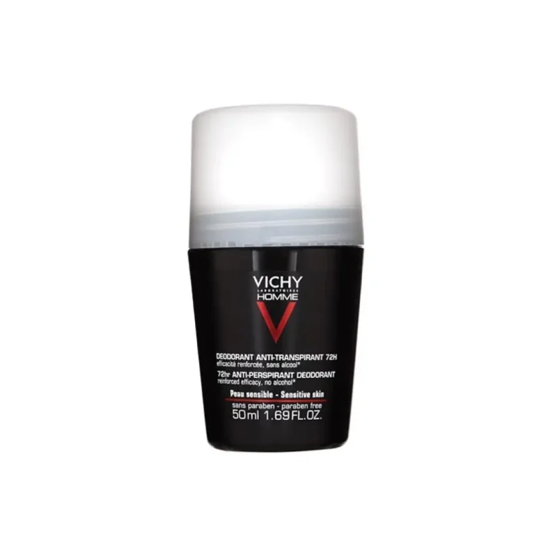 vichy homme deodorant bille anti transpirant 72h peau sensible 50ml 1 1 Vichy Homme Déodorant Bille Anti-Transpirant 72H Peau Sensible | 50ml VICHY