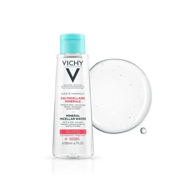 vichy purete thermale eau micellaire minerale peau sensible 200ml 1 1 Vichy Pureté Thermale Eau Micellaire Minérale Peau Sensible | 200ml VICHY