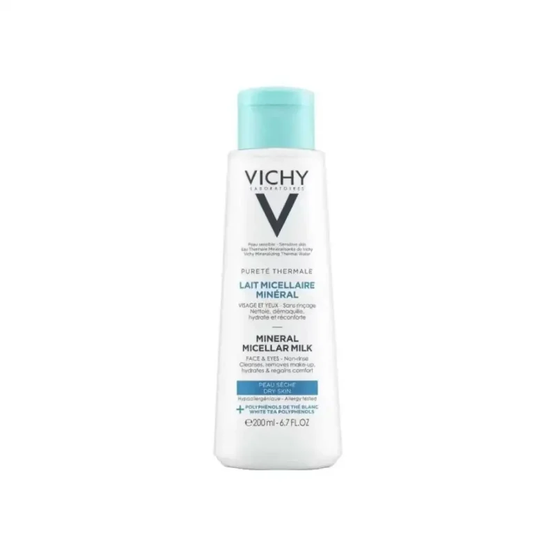 vichy purete thermale lait micellaire peau seche a tres seche 200ml 1 1 Vichy Pureté Thermale Lait Micellaire Peau Sèche à Très Sèche | 200ml VICHY