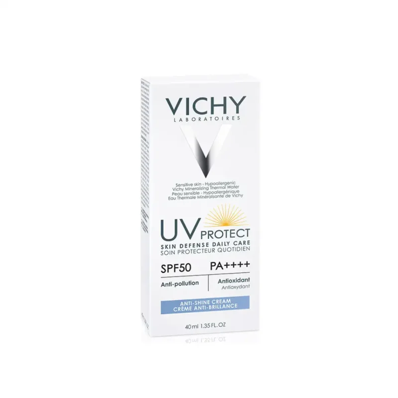 vichy uv protect creme hydratante invisible spf50 tous types de peaux 40ml 1 Vichy UV PROTECT Crème Hydratante Invisible SPF50 Tous Types de Peaux | 40ml VICHY