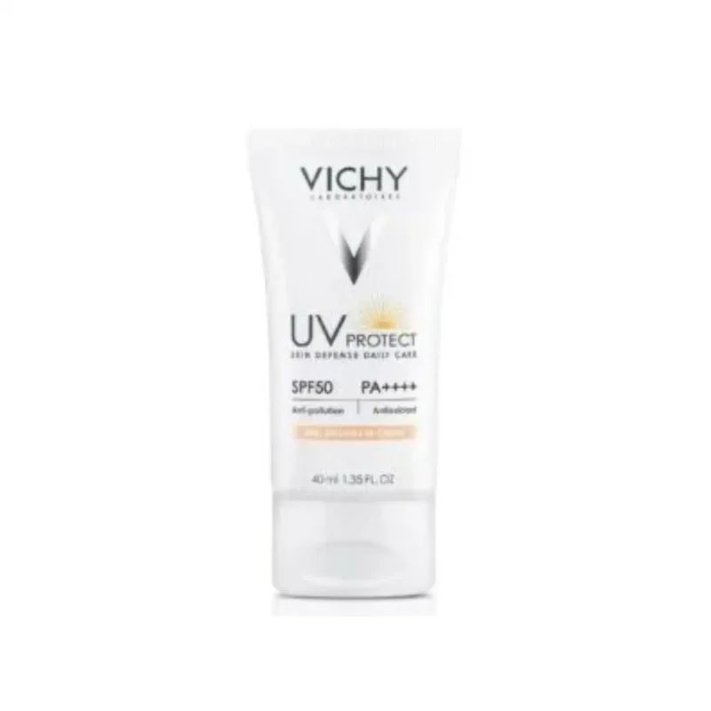 vichy uv protect creme hydratante teintee spf50 tous types de peaux 40ml 1 Vichy UV PROTECT Crème Hydratante Teintée SPF50 Tous Types de Peaux | 40ml VICHY